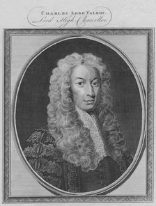Charles Lord Talbot, Lord High Chancellor 1786. Creator: Unknown