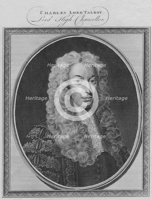 'Charles Lord Talbot, Lord High Chancellor', 1786. Creator: Unknown.