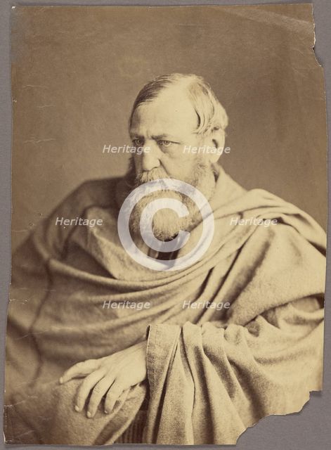 Charles Lorentz, peintre, 1861-1869. Creator: Nadar.