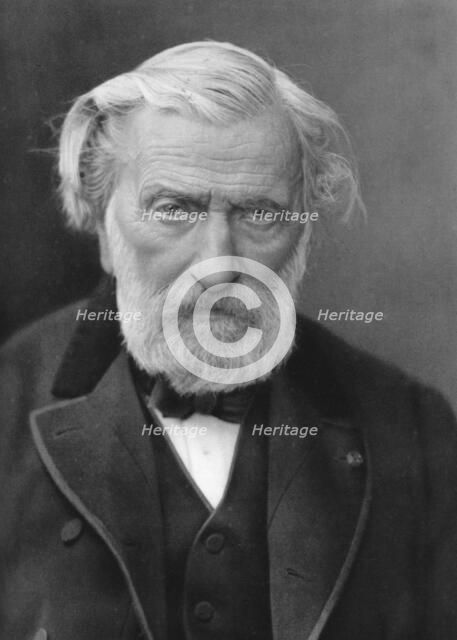 Charles Louis Ambroise Thomas (1811 - 1896, Paris), French composer. Creator: Nadar.