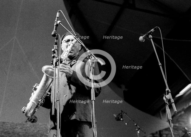 Charles Lloyd, Brecon Jazz Festival, Powys, Wales, August 2000. Artist: Brian O'Connor.