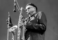 Charles Lloyd, Brecon Jazz Festival, Powys, Wales, August 2000. Artist: Brian O'Connor