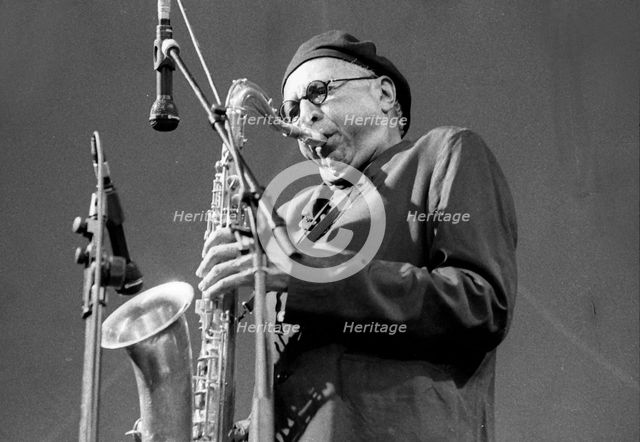 Charles Lloyd, Brecon Jazz Festival, Powys, Wales, August 2000. Artist: Brian O'Connor.