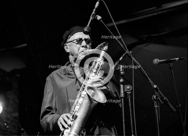 Charles Lloyd, Brecon Jazz Festival, Powys, Wales, August 2000. Artist: Brian O'Connor.