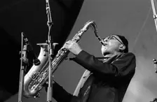 Charles Lloyd, Brecon Jazz Festival, Powys, Wales, August 2000. Artist: Brian O'Connor