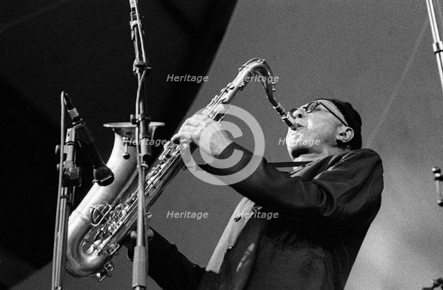 Charles Lloyd, Brecon Jazz Festival, Powys, Wales, August 2000. Artist: Brian O'Connor.