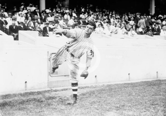 Charles M. "Jeff" Tesreau, New York NL (baseball), 1912. Creator: Bain News Service.