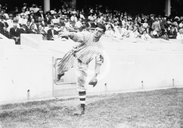 Charles M. "Jeff" Tesreau, New York NL (baseball), 1912. Creator: Bain News Service.