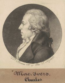 Charles McEvers, 1798. Creator: Charles Balthazar Julien Févret de Saint-Mémin