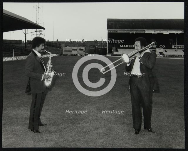 Charles McPherson and John Gordon at the Newport Jazz Festival, Ayresome Park, Middlesbrough, 1978. Artist: Denis Williams