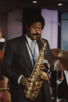 Charles McPherson, Jazz Inn Party, Nordwijk, Netherlands, 1989. Creator: Brian Foskett