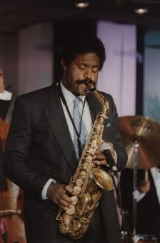 Charles McPherson, Jazz Inn Party, Nordwijk, Netherlands, 1989. Creator: Brian Foskett