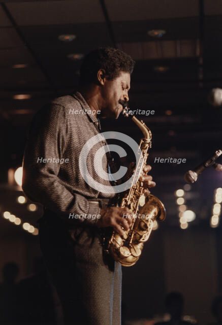 Charles McPherson, Jazz Inn Party, Nordwijk, Netherlands, 1989. Creator: Brian Foskett.