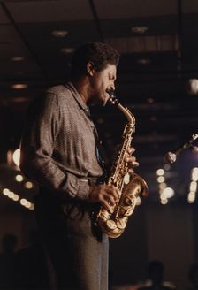 Charles McPherson, Jazz Inn Party, Nordwijk, Netherlands, 1989. Creator: Brian Foskett