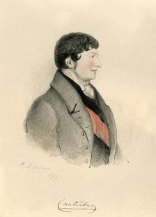 Charles Manners Sutton, 1st Viscount Canterbury, 1837. Creator: Alfred d'Orsay