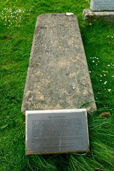 Charles MacArthur's grave, Kilmuir Graveyard, Skye, Highland, Scotland. Creator: Peter Thompson