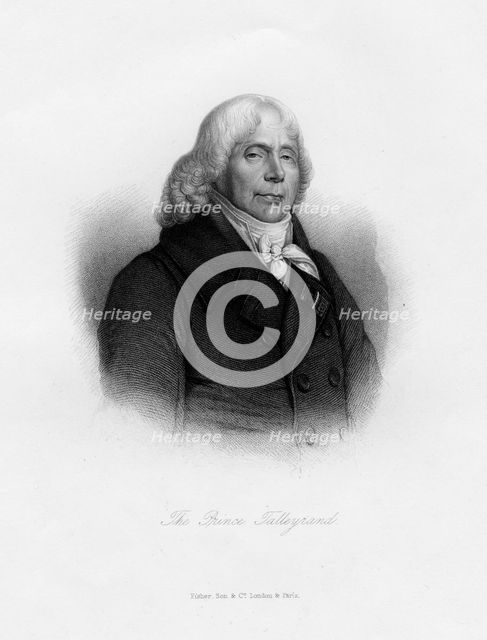 Charles Maurice de Talleyrand-Perigord, French diplomat, 19th century. Artist: Unknown