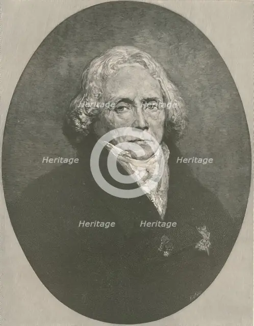 'Charles-Maurice-Élie, Duke of Talleyrand-Perigord, Prince of Benevento', 1828, (1896).  Artist: R. G. Tietze.