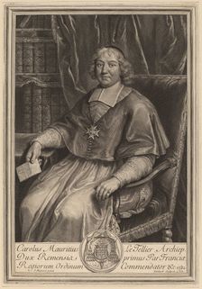 Charles-Maurice Le Tellier. Creator: Gerard Edelinck