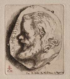 Charles Meryon, 1854. Creator: Félix Bracquemond (French, 1833-1914)