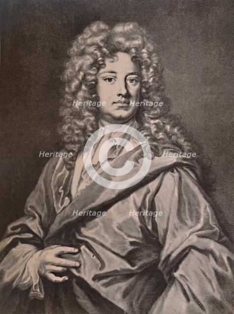 Charles Montagu, 1st Earl of Halifax, English poet and politician, early 18th century (1894). Artist: Pierre Drevet.