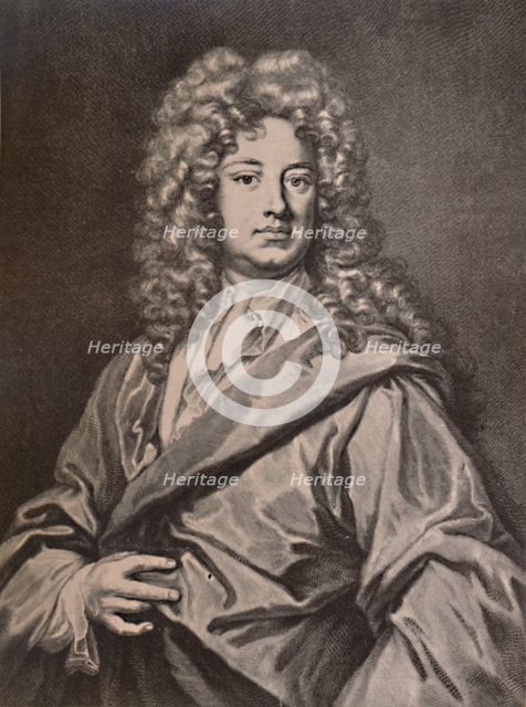Charles Montagu, 1st Earl of Halifax, English poet and politician, early 18th century (1894). Artist: Pierre Drevet.