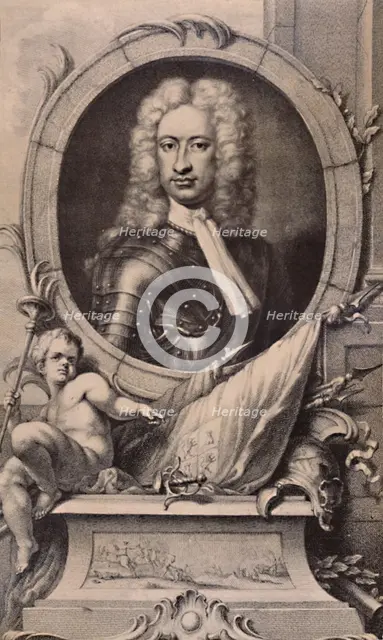 Charles Mordaunt, Earl of Peterborough and Monmouth, English soldier, c1740 (1894). Artist: Jacobus Houbraken.