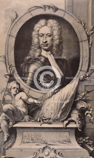 Charles Mordaunt, Earl of Peterborough and Monmouth, English soldier, c1740 (1894). Artist: Jacobus Houbraken.