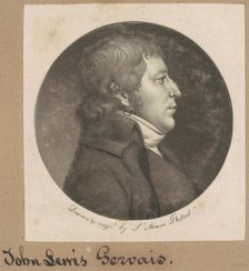 Charles N. D. Gervais, 1800. Creator: Charles Balthazar Julien Févret de Saint-Mémin