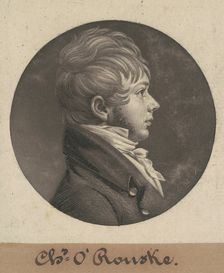 Charles O'Rourke, 1804. Creator: Charles Balthazar Julien Févret de Saint-Mémin