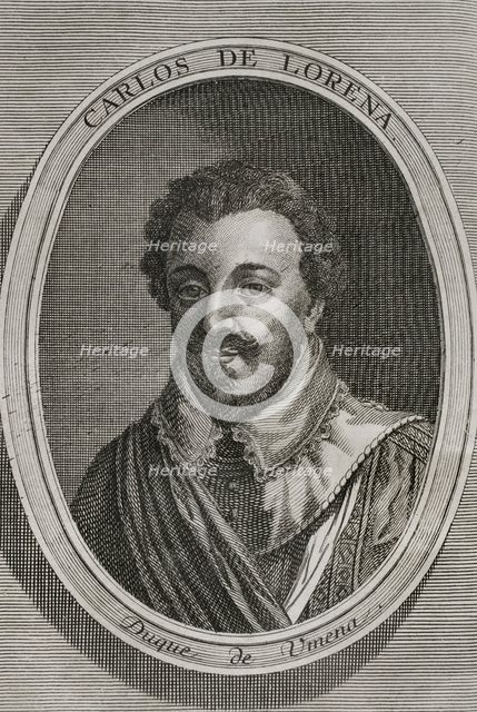 Charles of Lorraine, French nobleman and military leader of the Catholic League, 1748.  Creator: Unknown.