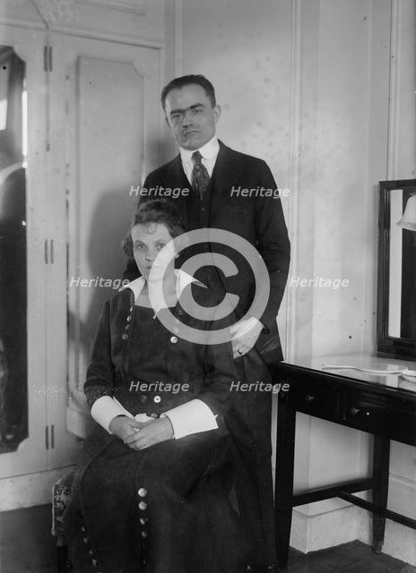 Charles Pergler & wife Ella Maria Strunc Pergler, between c1915 and c1920. Creator: Bain News Service.