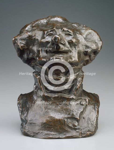 Charles Philipon, model c. 1832/1835, cast 1929/1930. Creator: Honore Daumier.