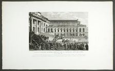 Charles-Philippe d'Artois Leaving for the Cour des Aides, Paris, 1798-1804. Creator: Claude Niquet I
