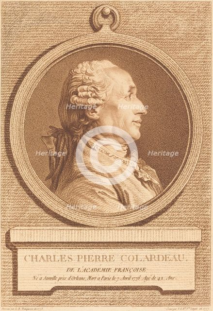 Charles Pierre Colardeau, 1777. Creator: Therèse Éléonore Lingée.