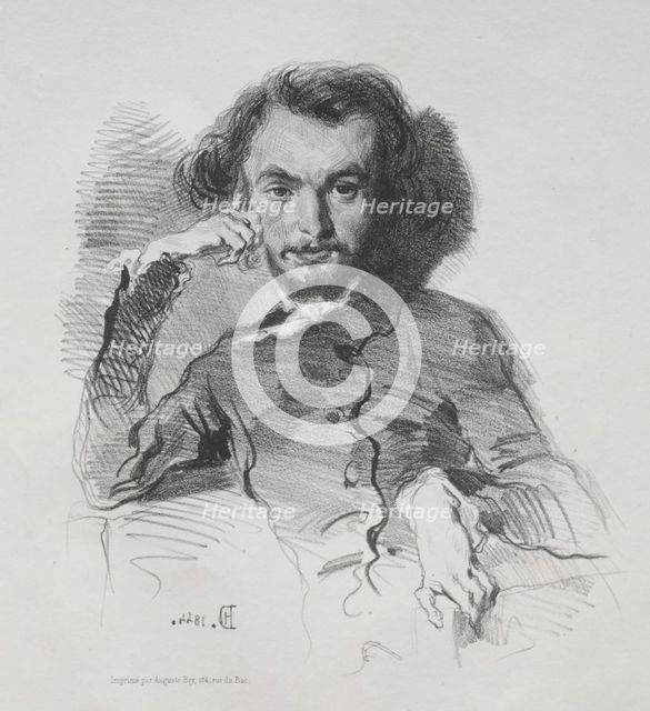 Charles Pierre Baudelaire, 1844. Creator: Émile Isidore Deroy (French, 1820-1846).