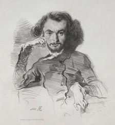 Charles Pierre Baudelaire, 1844. Creator: Émile Isidore Deroy (French, 1820-1846)