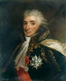 Charles Pierre François Augereau, duc de Castiglione (1757-1816), Marshal of the Empire, 1834. Creator: Lefévre, Robert (1756-1830)