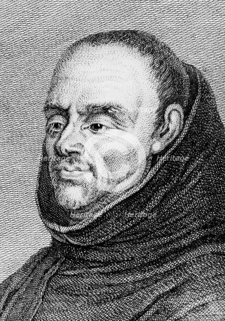 Charles Plumier, French friar, botanist and botanical explorer, 1762. Creator: Anon.