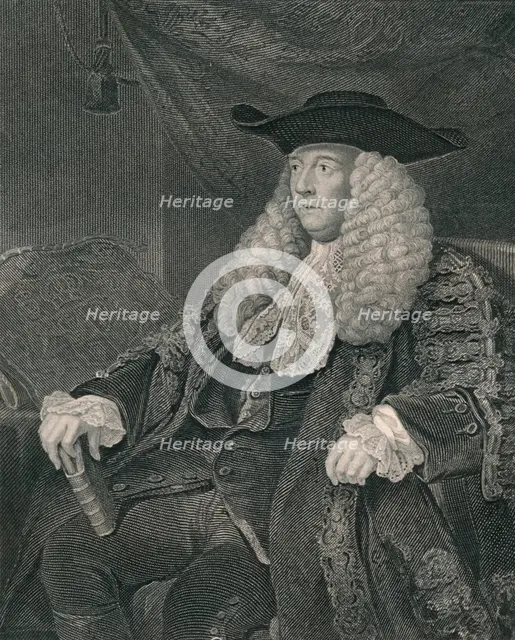 'Charles Pratt, First Earl Camden', (early-mid 19th century). Creator: John Henry Robinson.