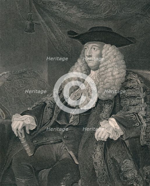 'Charles Pratt, First Earl Camden', (early-mid 19th century). Creator: John Henry Robinson.