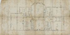 Charles R. Larrabee House, Chicago, Illinois, Second Floor Plan, c. 1863/64. Creator: Edward Burling