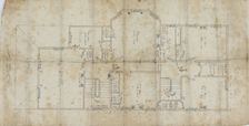 Charles R. Larrabee House, Chicago, Illinois, Second Floor Plan, c. 1863/64. Creator: Edward Burling