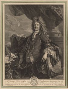 Charles-Rene d'Hozier, 1691. Creator: Gerard Edelinck