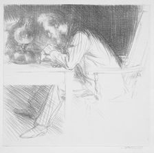 Charles Ricketts, 1894. Creator: Charles Hasslewood Shannon (British, 1863-1937)