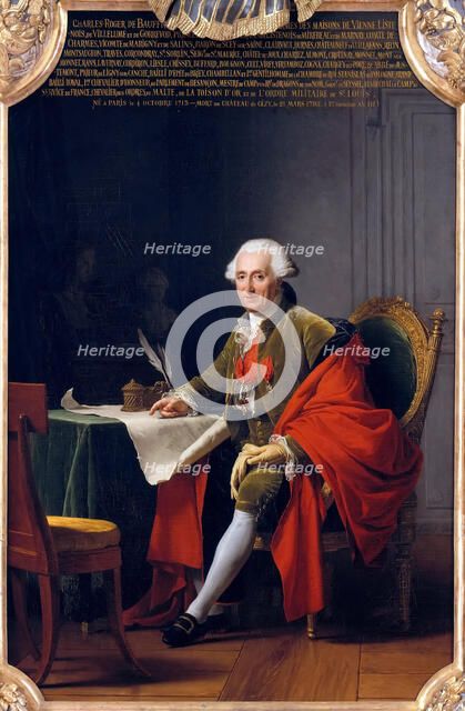 Charles-Roger, prince de Bauffremont (1713-1795). Artist: Labille-Guiard, Adélaïde (1749-1803)