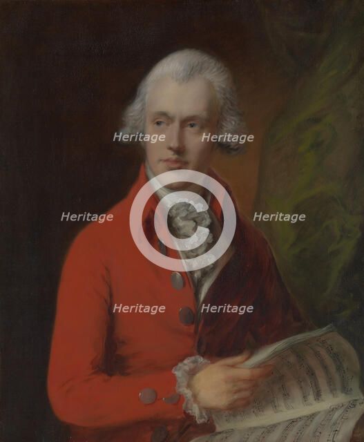 Charles Rousseau Burney (1747-1819), ca. 1780. Creator: Thomas Gainsborough.