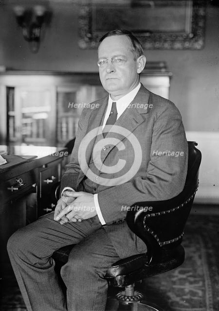 Charles S. Hamlin, Assistant Secretary of The Treasury, 1913. Creator: Harris & Ewing.