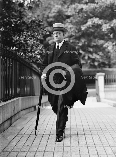 Charles S. Hamlin, Assistant Secretary of The Treasury, 1913. Creator: Harris & Ewing.
