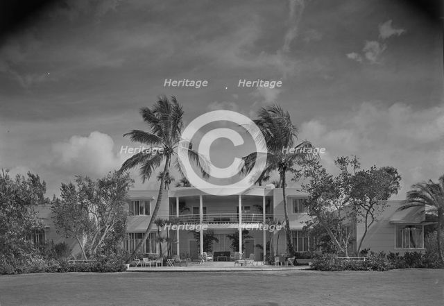 Charles S. Payson, residence in Hobe Sound, Florida, 1940. Creator: Gottscho-Schleisner, Inc.